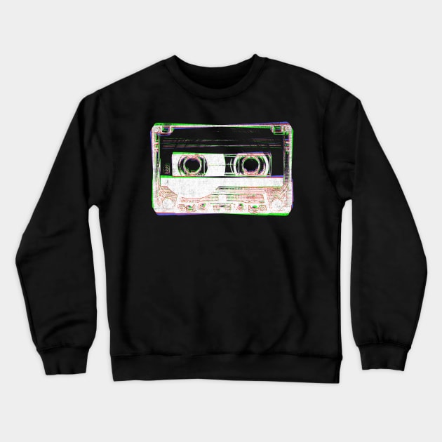 80s Cassette tape shirt Crewneck Sweatshirt by Scofano